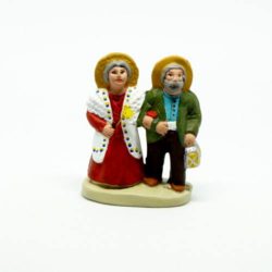 Santon Figur 4 / 5 cm: Seniorenpaar