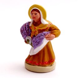 Santon Figure 8 / 9 cm: Woman with Lavender