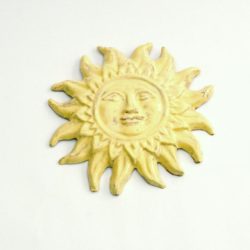 Keramik-Sonne Provence. Wanddekoration, Hergestellt in der Provence