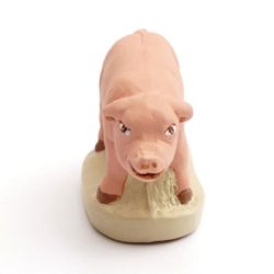 Santon animaux 8 / 9 cm, Le cochon