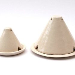 Räucher-Lampe Keramik, Cade Weiss