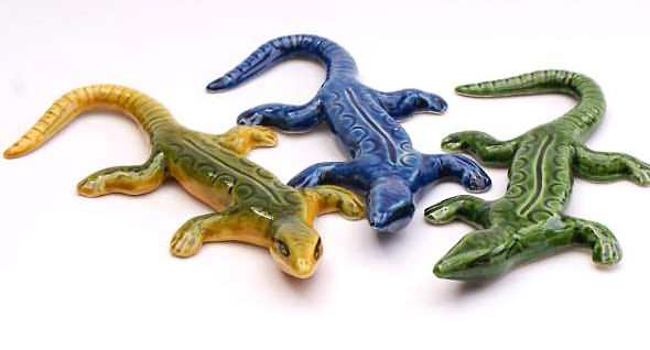Ceramic Lizard, (lezard ceramique)