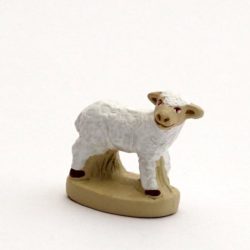 Santon Tiere Schaf stehend für die Weihnachtskrippe.