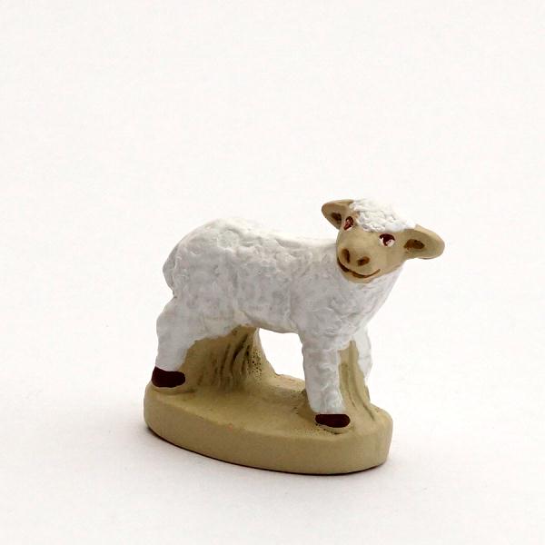 Santon Animaux: Mouton debout, pour la crèche de Noël.