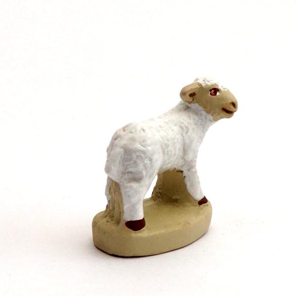 Santon Animaux: Mouton debout, pour la crèche de Noël.
