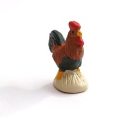Santon Cock, Rooster, animal for the Christmas crib.
