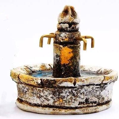 Santon Accessories: Fountain;  Santon accessoires : fontaine