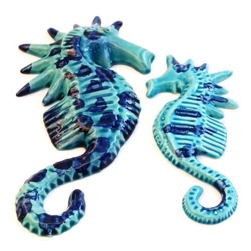 Seahorse, Ceramic (hippocampe ceramique)