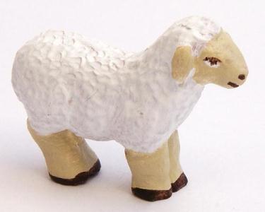 Santon Animal: Sheep standing (mouton debout)