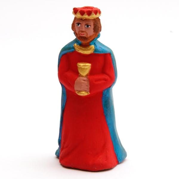 Santon Figure 8 / 9 cm: King with chalice (roi calice) - Provence ...