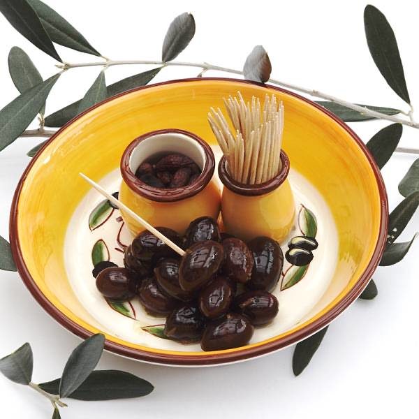 Ravier aperitif pour olives en ceramique