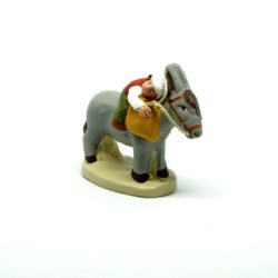 Santon Figure Provence 4 / 5 cm : Child on Donkey