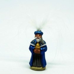 Santon Provence 4 / 5 cm Le Roi Mage Blanc