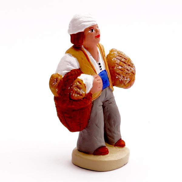 Santon de Provence 8/9 cm : Le boulanger