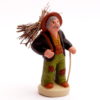 Santon de Provence 8 / 9 cm : L'homme au fagot