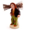 Santon de Provence 8/9 cm : L'homme au fagot