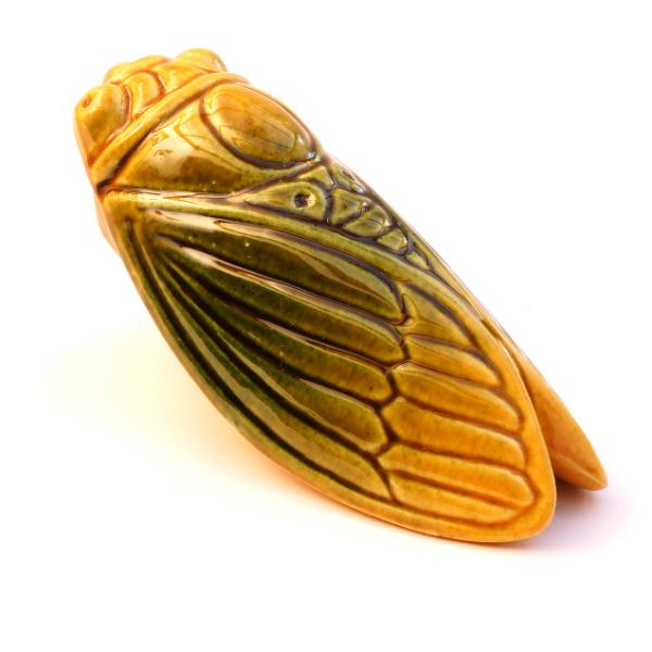 Cigale de Provence en céramique (jaune/vert)