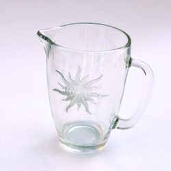 Provencal glass decanter
