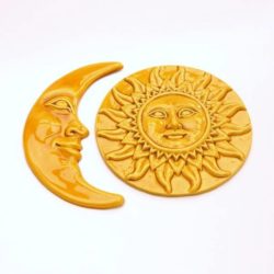 Couple Moon and Sun Ceramic