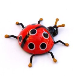 Magnet ladybug metal
