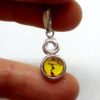 Pendentif ambre et argent