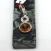 Pendentif ambre et argent