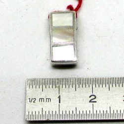Silver and mother of pearl pendant