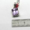 Pendentif améthyste sur argent
