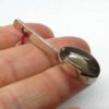 Cabochon quartz fumé sur argent