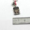 Pendentif Quartz fumé taillé sur argent