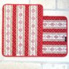 Set de table Esterel rouge