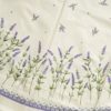 Round tablecloth, Lavender coated cotton