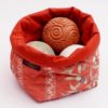 Korb aus Stoff, Olive Terracotta