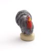 Female turkey santon figurine for the Christmas crib.