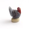 Female turkey santon figurine for the Christmas crib.